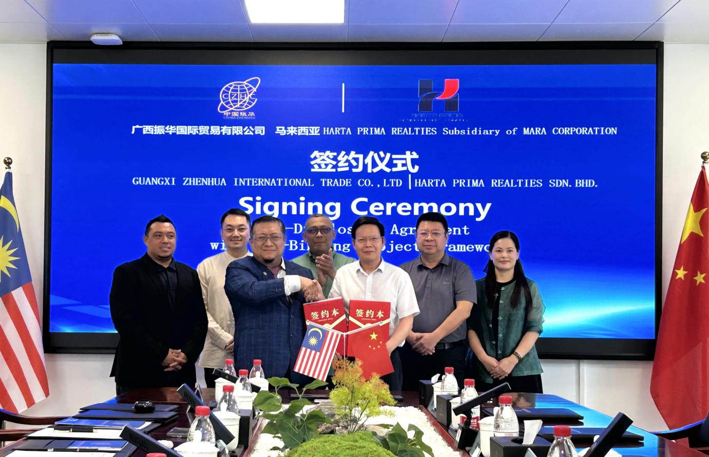 共筑“一带一路”产业合作新平台-马来西亚MARA集团HPR公司访问振华国贸